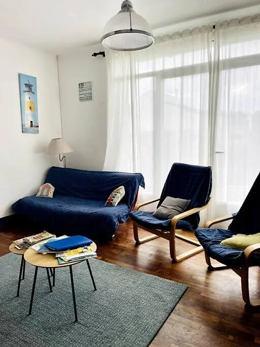 度假居 Maison Avec Vue Mer A Port Manec'H, Gr 34 A Pied 内维兹